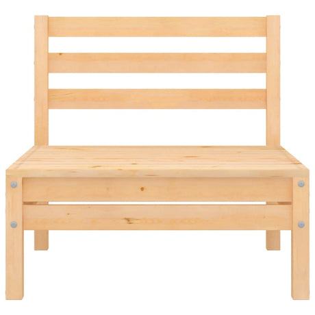 6 Piece Garden Lounge Set Solid Pinewood