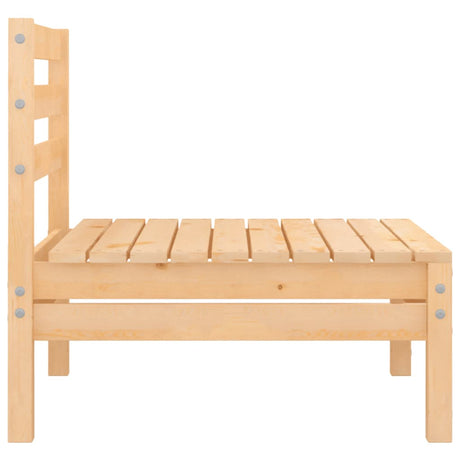 6 Piece Garden Lounge Set Solid Pinewood