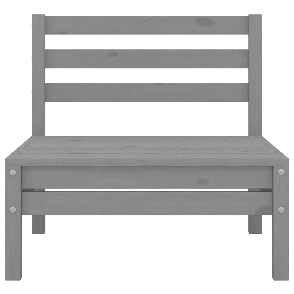 7 Piece Garden Lounge Set Solid Pinewood