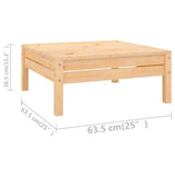 8 Piece Garden Lounge Set Solid Pinewood