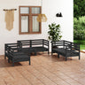 6 Piece Garden Lounge Set Solid Pinewood