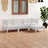 4 Piece Garden Lounge Set Solid Pinewood