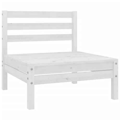 7 Piece Garden Lounge Set Solid Pinewood