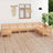 8 Piece Garden Lounge Set Solid Wood Pine