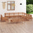 11 Piece Garden Lounge Set Solid Wood Pine