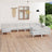 10 Piece Garden Lounge Set Solid Wood Pine