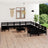 12 Piece Garden Lounge Set Solid Wood Pine