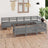 10 Piece Garden Lounge Set Solid Wood Pine