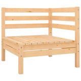 13 Piece Garden Lounge Set Solid Wood Pine