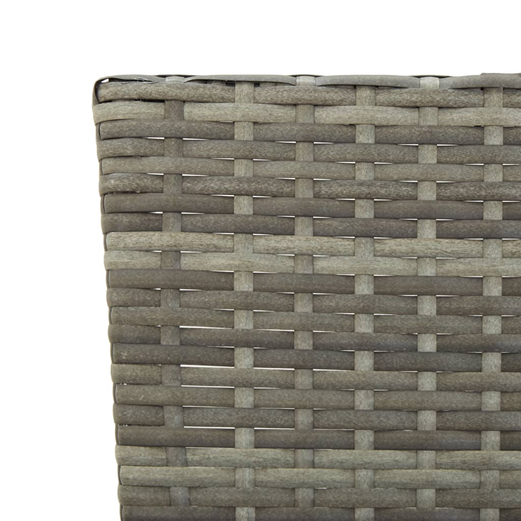 Garden Bench With Cushions 176 Cm Poly Rattan