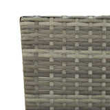 Garden Bench With Cushions 176 Cm Poly Rattan