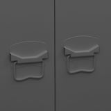 Industrial Wardrobe Anthracite 90x50x180 cm Metal