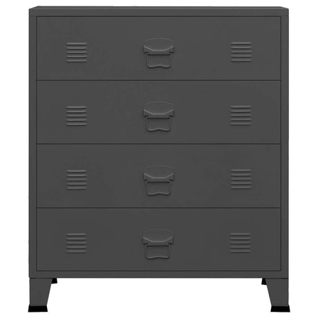 Industrial Drawer Cabinet 78X40X93 Cm Metal