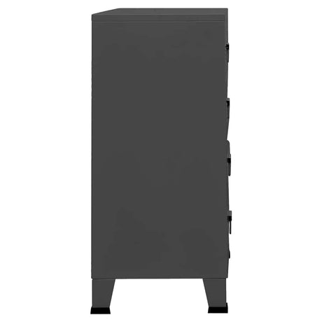 Industrial Drawer Cabinet 78X40X93 Cm Metal