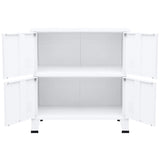 Industrial Storage Chest White 75x40x80 cm Steel