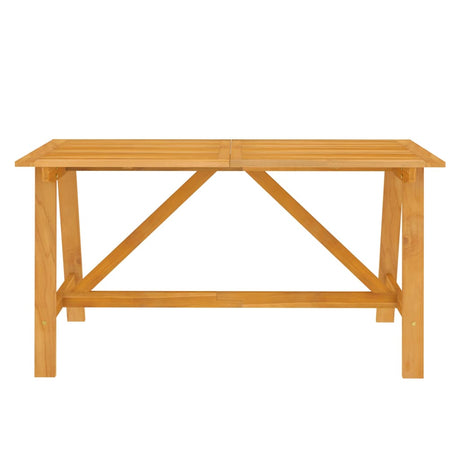 7 Piece Garden Dining Set Solid Acacia Wood