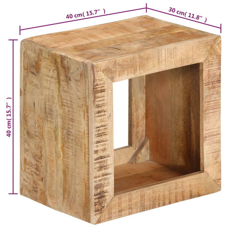 Stool 40X30X40 Cm Solid Wood Mango