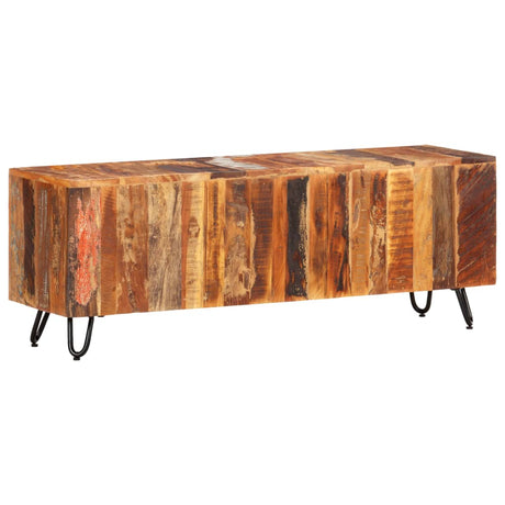 Tv Cabinet 110X30X40 Cm Solid Wood Reclaimed