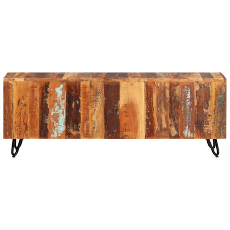Tv Cabinet 110X30X40 Cm Solid Wood Reclaimed