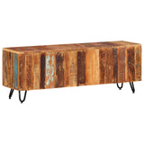 Tv Cabinet 110X30X40 Cm Solid Wood Reclaimed