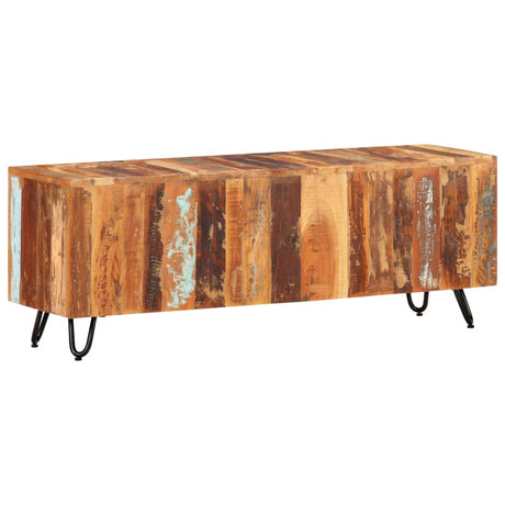 Tv Cabinet 110X30X40 Cm Solid Wood Reclaimed