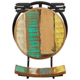 Bar Stools 2 Pcs Solid Wood Reclaimed
