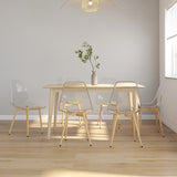 Dining Chairs 2 Pcs Transparent Pet