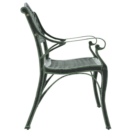 Garden Bench 102 Cm Cast Aluminium