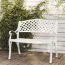 Garden Bench 102 Cm Cast Aluminium