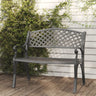 Garden Bench 102 Cm Cast Aluminium