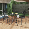 Bistro Chairs 2 Pcs Cast Aluminium