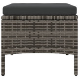 Garden Sofa 2-Seater With Table And Stools Poly Rattan