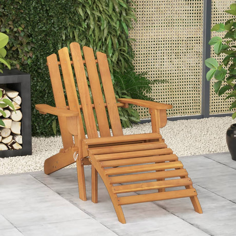 Garden Adirondack Chairs 2 Pcs Solid Wood Acacia