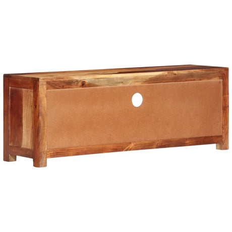 Tv Cabinet 110X30X40 Cm Solid Wood Acacia