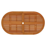 5 Piece Garden Dining Set Solid Wood Eucalyptus