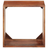 Wall Shelf 40X30X40 Cm Solid Acacia Wood