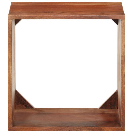 Wall Shelf 40X30X40 Cm Solid Acacia Wood