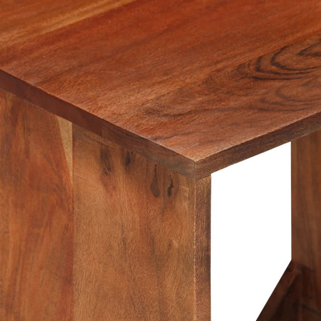 Wall Shelf 40X30X40 Cm Solid Acacia Wood