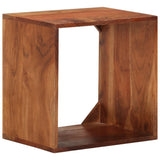 Wall Shelf 40X30X40 Cm Solid Acacia Wood