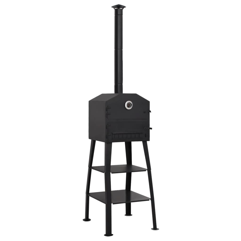 Outdoor Pizza Oven Charcoal Fired With 2 Fireclay Stones