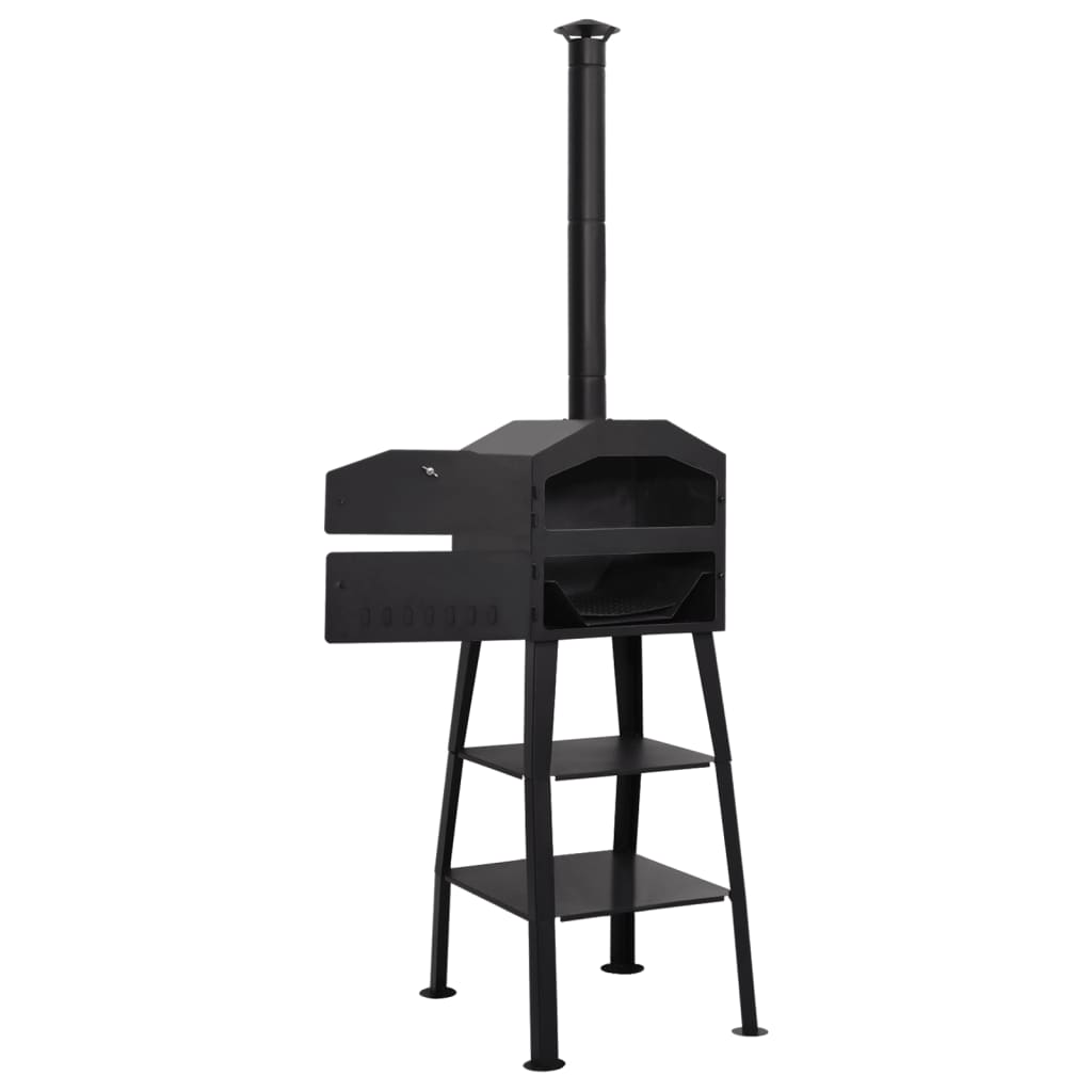 Outdoor Pizza Oven Charcoal Fired With 2 Fireclay Stones