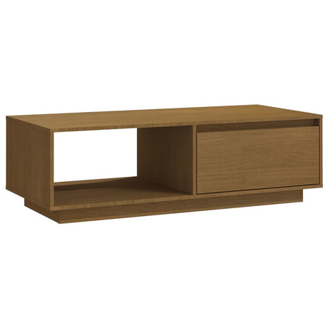 Coffee Table 110X50X33.5 Cm Solid Pinewood