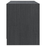 Tv Cabinet 80X31X39 Cm Solid Pinewood
