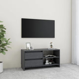 Tv Cabinet 80X31X39 Cm Solid Pinewood