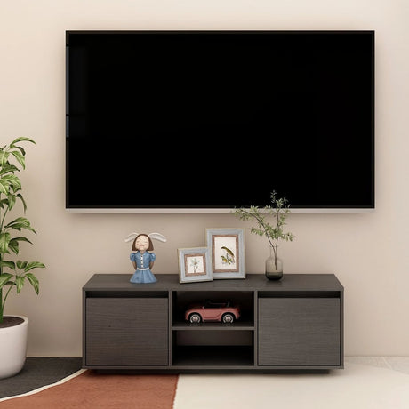 Tv Cabinet 110X30X40 Cm Solid Pinewood