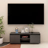 Tv Cabinet 110X30X40 Cm Solid Pinewood