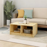 Coffee Table 75X50X33.5 Cm Solid Firwood