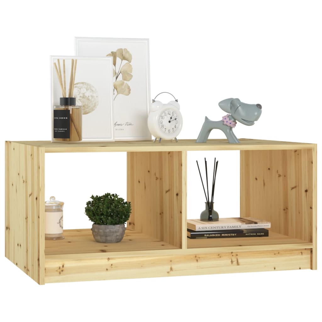 Coffee Table 75X50X33.5 Cm Solid Firwood