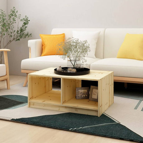 Coffee Table 75X50X33.5 Cm Solid Firwood
