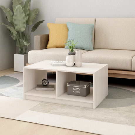 Coffee Table 75X50X33.5 Cm Solid Pinewood